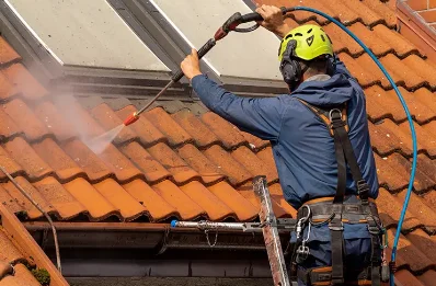 Démoussage et hydrofuge de toiture à Brouains
